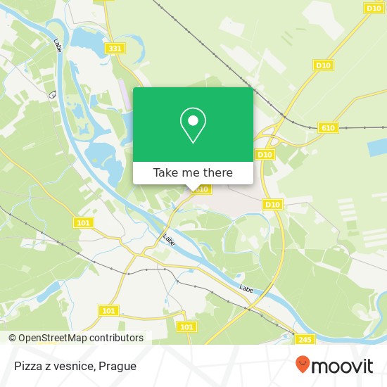 Карта Pizza z vesnice