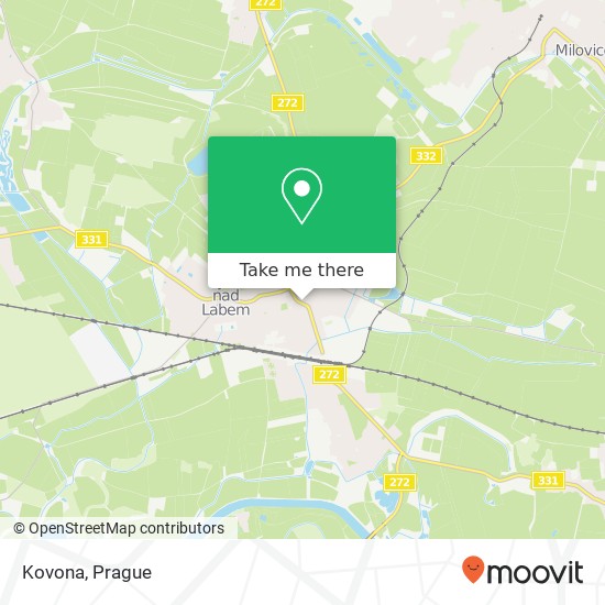 Kovona map
