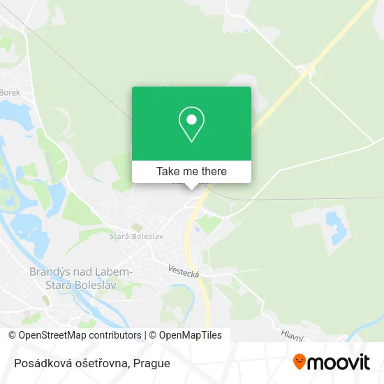 Карта Posádková ošetřovna