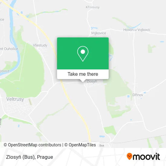 Карта Zlosyň (Bus)