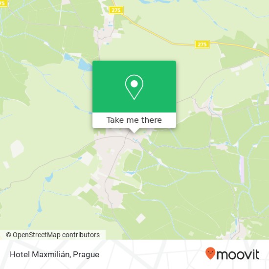 Hotel Maxmilián map