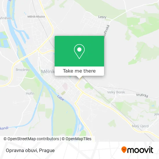 Карта Opravna obuvi