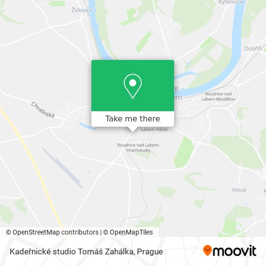 Карта Kadeřnické studio Tomáš Zahálka