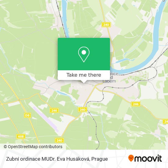 Zubní ordinace MUDr. Eva Husáková map