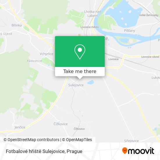 Fotbalové hřiště Sulejovice map