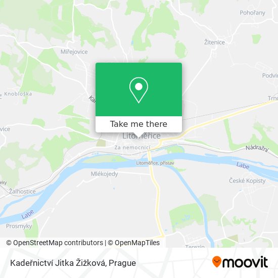 Kadeřnictví Jitka Žižková map