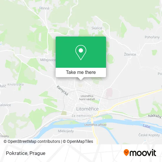 Карта Pokratice
