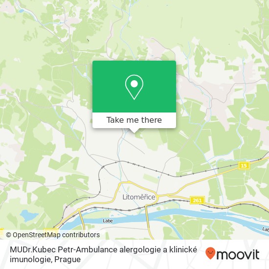 MUDr.Kubec Petr-Ambulance alergologie a klinické imunologie map