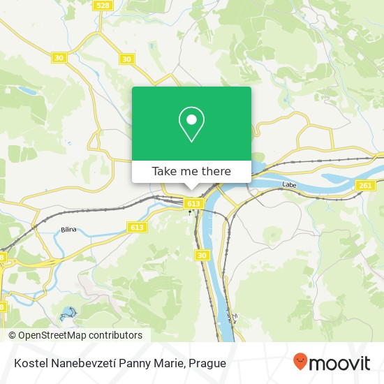 Kostel Nanebevzetí Panny Marie map