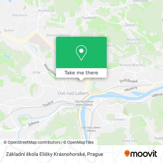 Základní škola Elišky Krásnohorské map