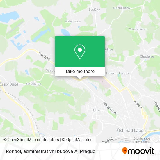 Rondel, administrativní budova A map