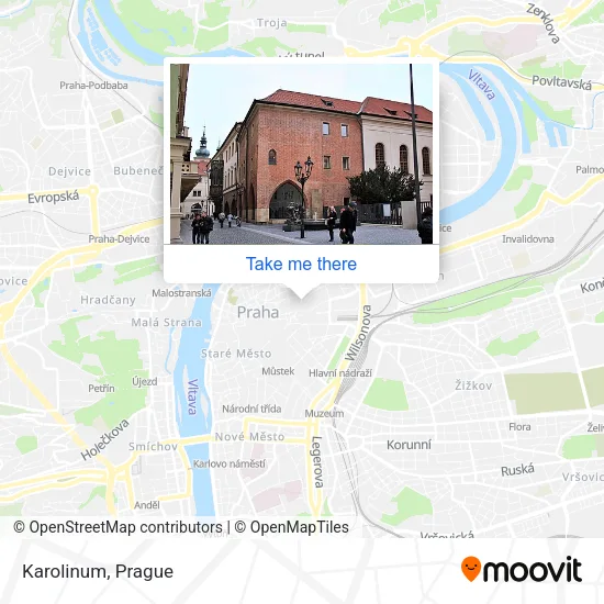 Карта Karolinum