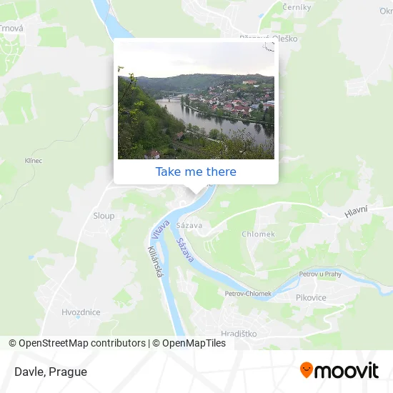 Карта Davle