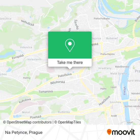 Карта Na Petynce