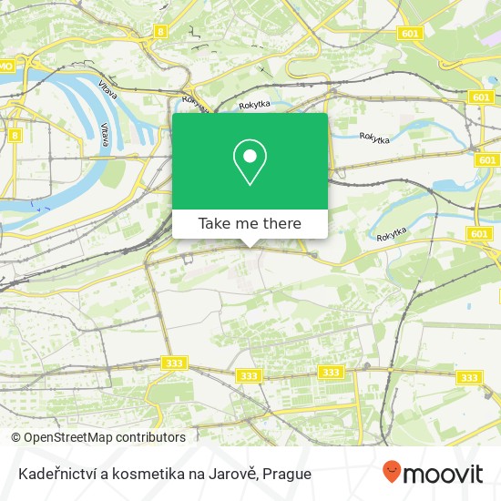 Kadeřnictví a kosmetika na Jarově map