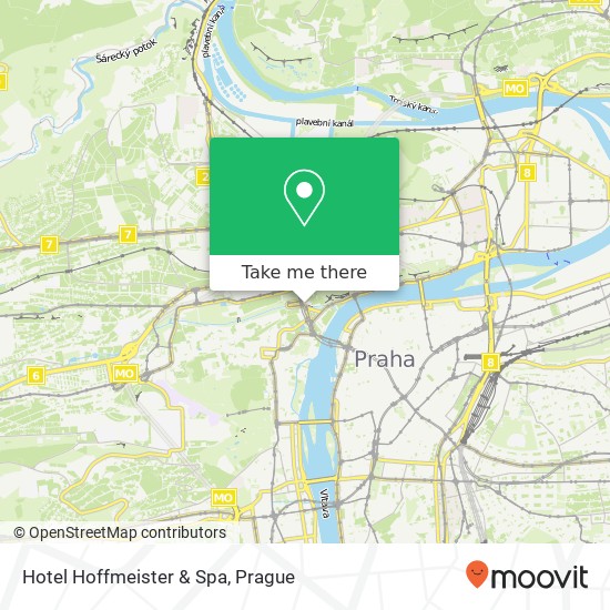 Карта Hotel Hoffmeister & Spa