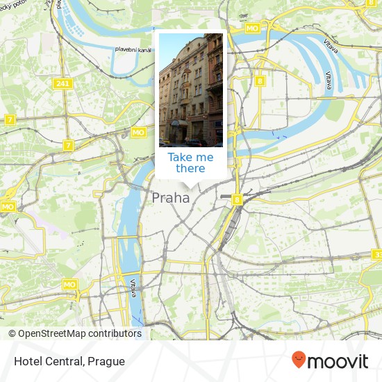Hotel Central map