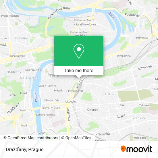 Карта Drážďany