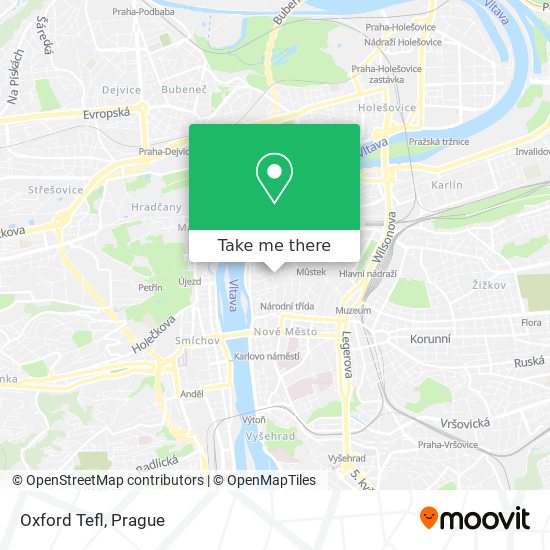 Oxford Tefl map