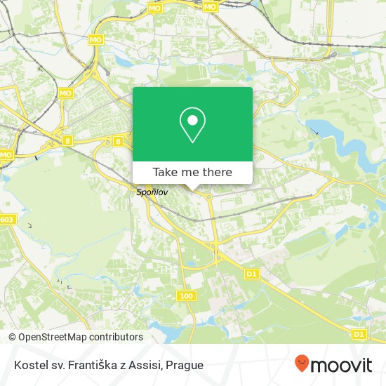 Kostel sv. Františka z Assisi map