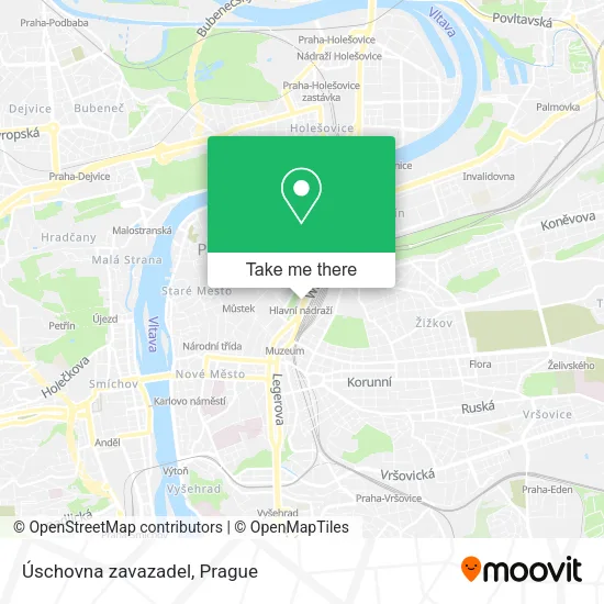 Úschovna zavazadel map