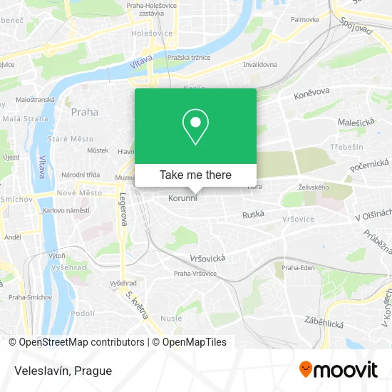 Карта Veleslavín
