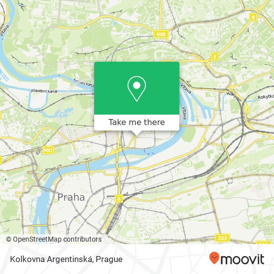 Kolkovna Argentinská map