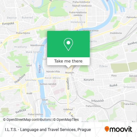 I.L.T.S. - Language and Travel Services map