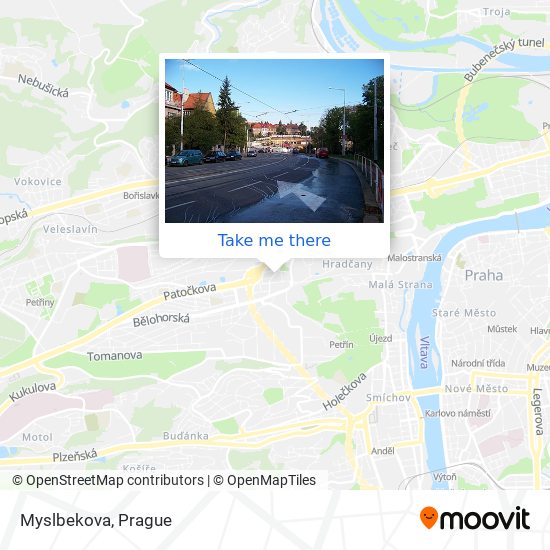 Myslbekova map