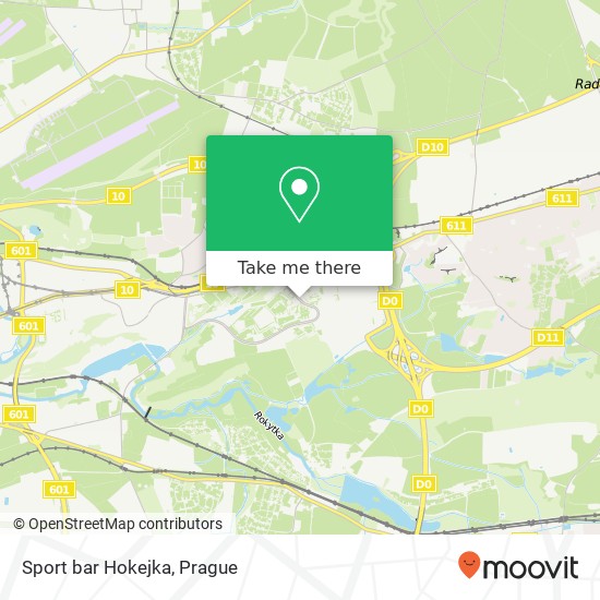 Sport bar Hokejka map