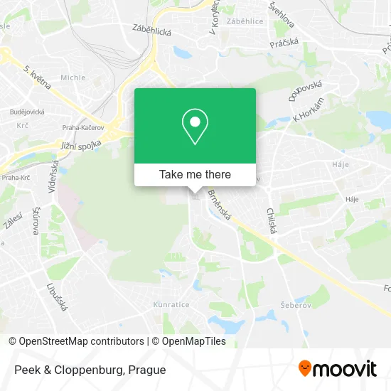 Карта Peek & Cloppenburg