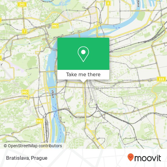 Bratislava map