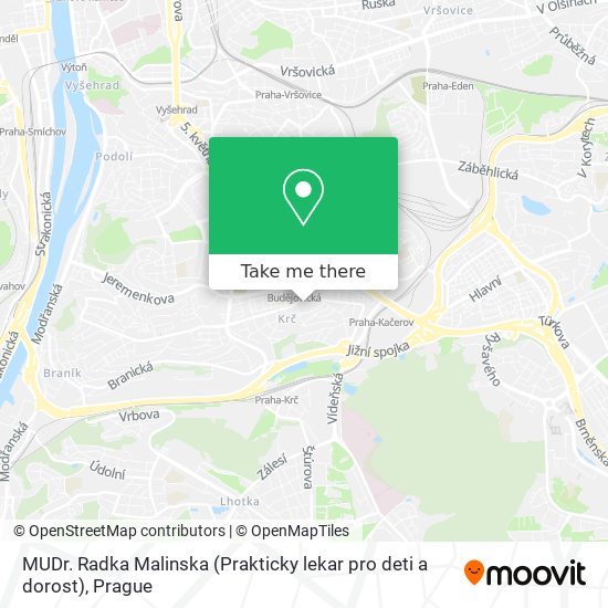 MUDr. Radka Malinska (Prakticky lekar pro deti a dorost) map