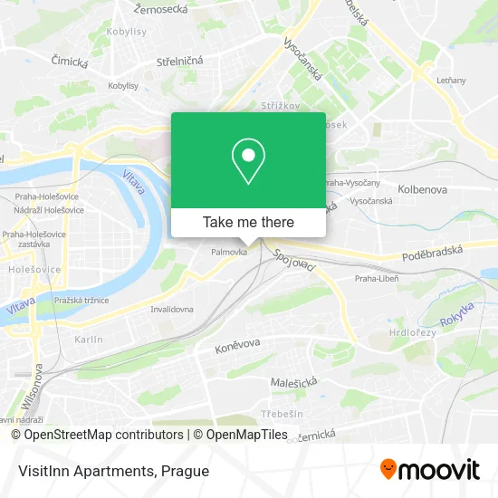 Карта VisitInn Apartments