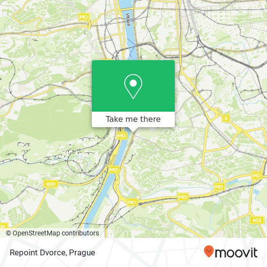 Repoint Dvorce map