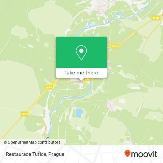 Restaurace Tuřice map