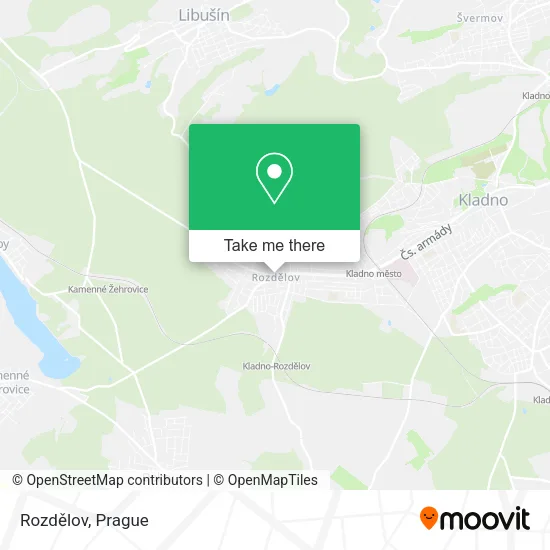 Карта Rozdělov