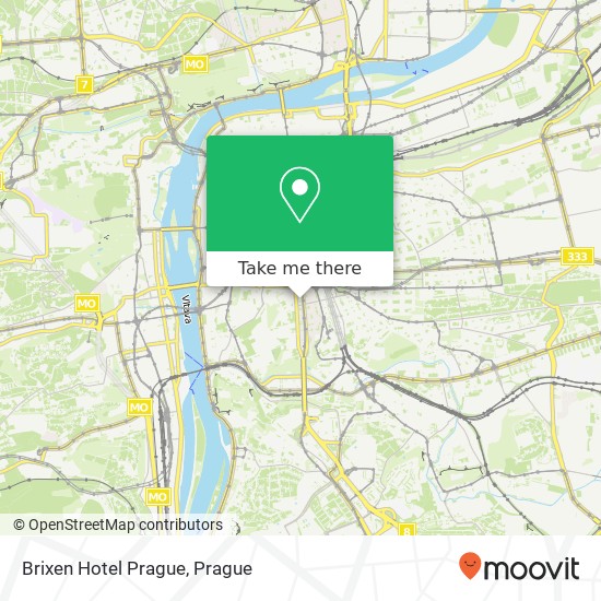 Brixen Hotel Prague map