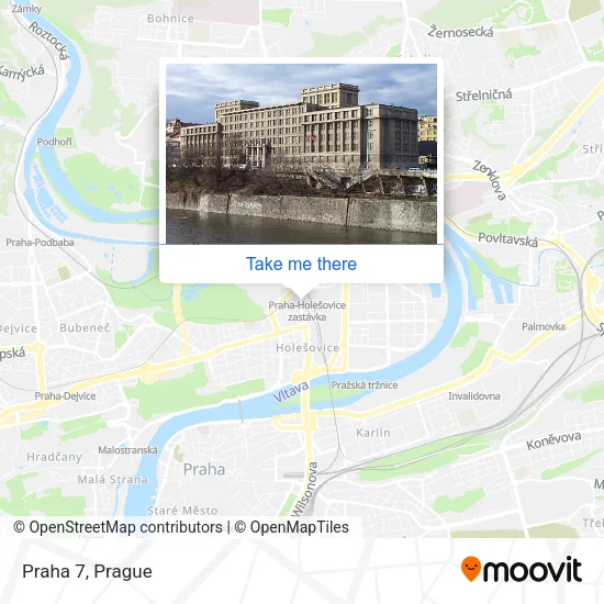 Карта Praha 7