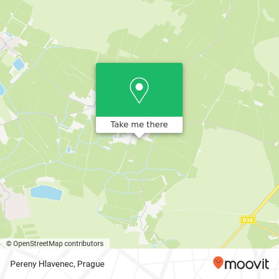 Pereny Hlavenec map