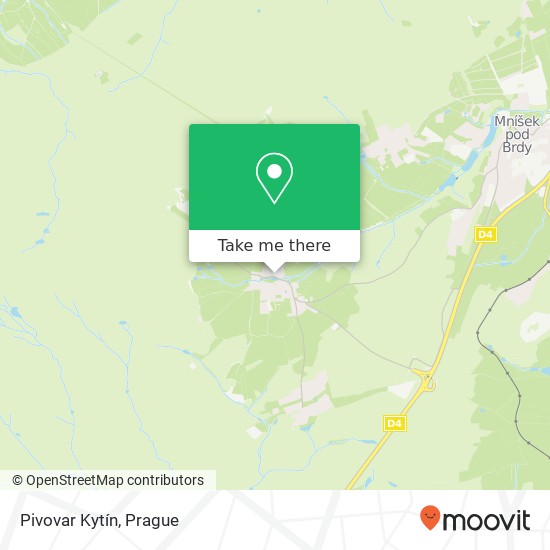 Pivovar Kytín map