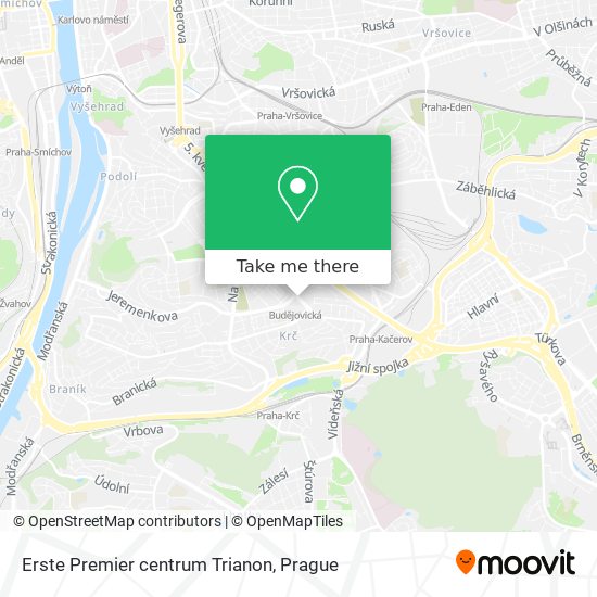 Карта Erste Premier centrum Trianon