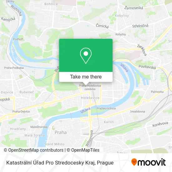 Katastrální Úřad Pro Stredocesky Kraj map