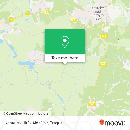 Kostel sv. Jiří v Aldašíně map