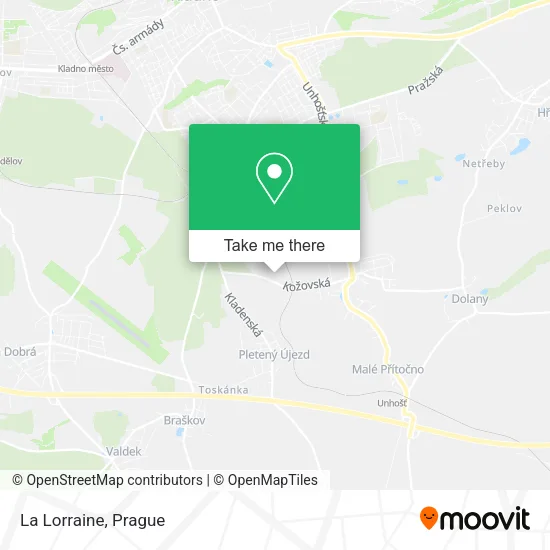 La Lorraine map
