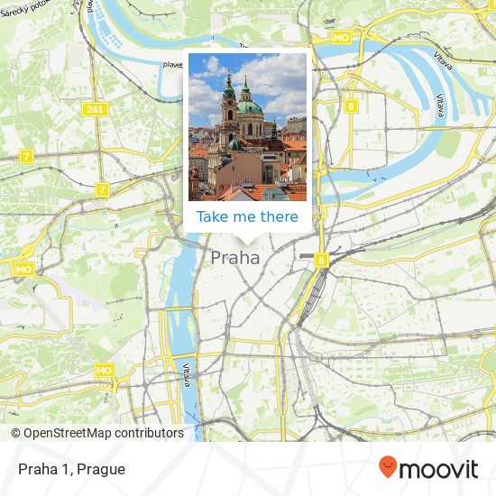 Praha 1 map