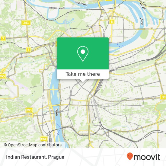 Indian Restaurant map