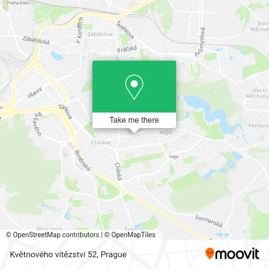 Květnového vítězství 52 map