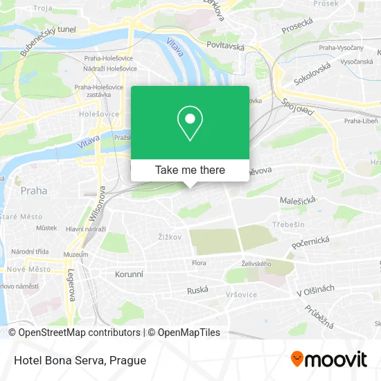 Карта Hotel Bona Serva