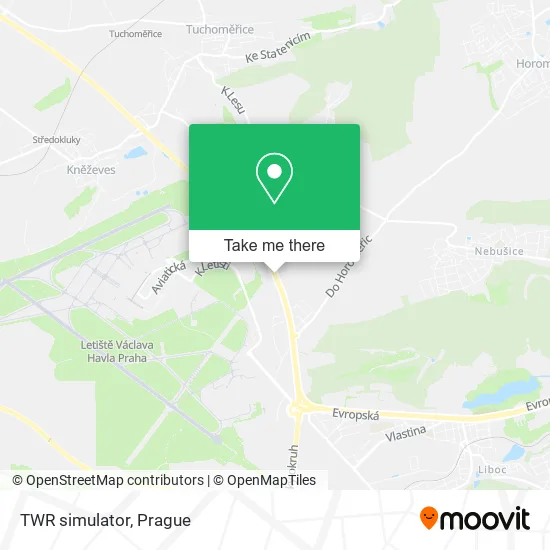 Карта TWR simulator